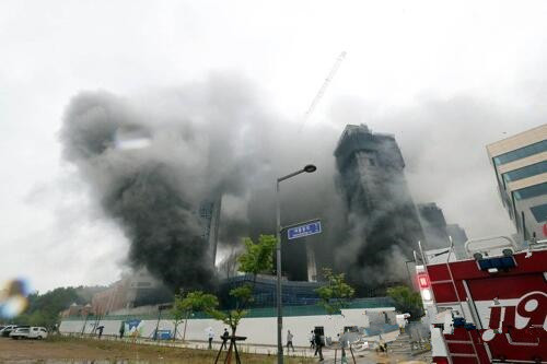 韩国世宗市建筑工地发生火灾 15名中国公民伤亡